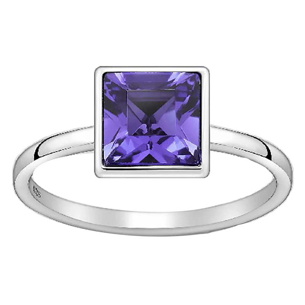 Ασημένιο Δαχτυλίδι Αμέθυστος