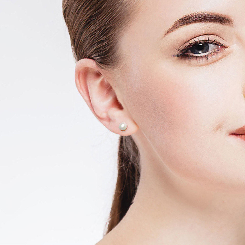 19€ Σκουλαρίκια Μαργαριτάρια 6mm Ασήμι 925!